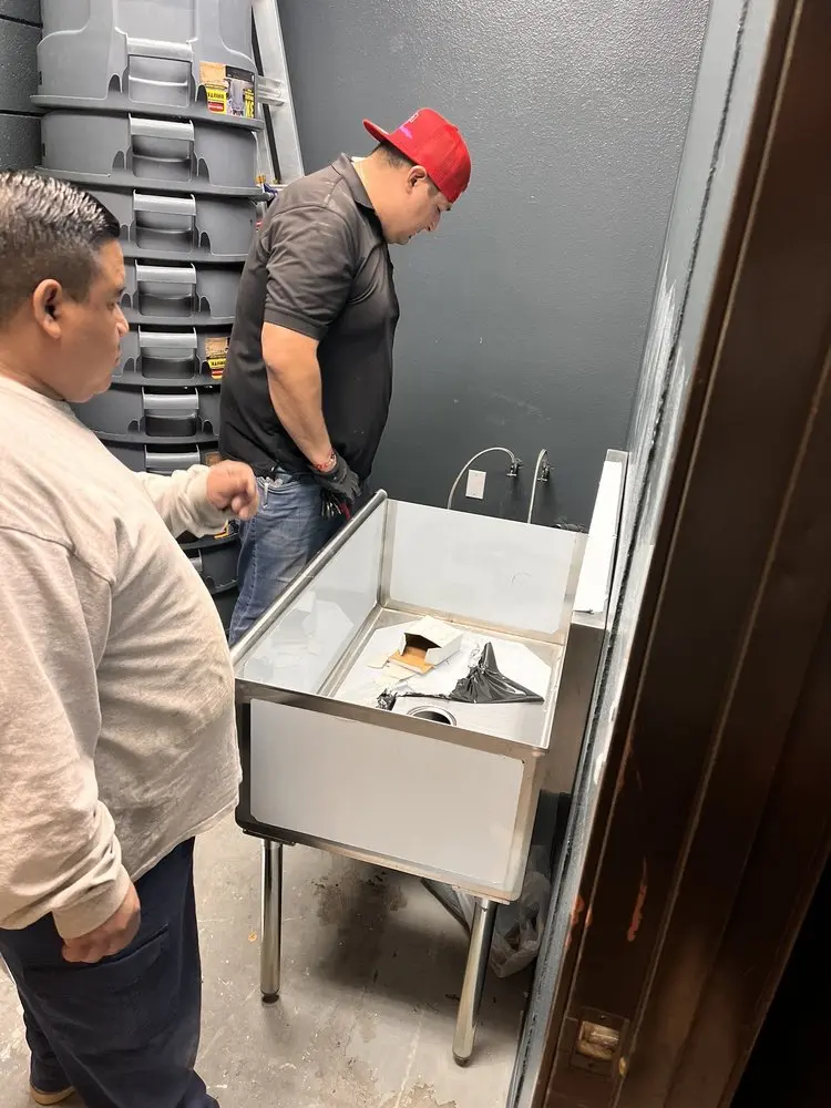 Commercial plumbing and sink installation in Summits Edge